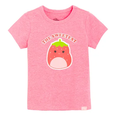 Cool Club, Tricou pentru fete, roz, imprimeu Squishmallows
