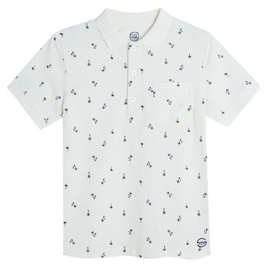 Cool Club, Tricou polo cu maneca scurta pentru baieti, alb