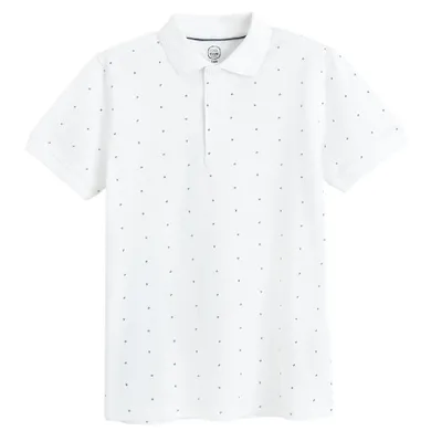 Cool Club, Tricou polo cu maneca scurta pentru baieti, alb