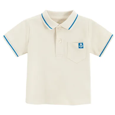 Cool Club, Tricou polo cu maneca scurta pentru baieti, bej