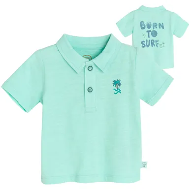 Cool Club, Tricou polo cu maneca scurta pentru baieti, turcoaz