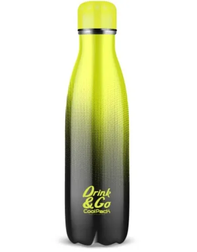 CoolPack, Drink&Go, sticla de apa, termica, Gradient Lemon, 500 ml