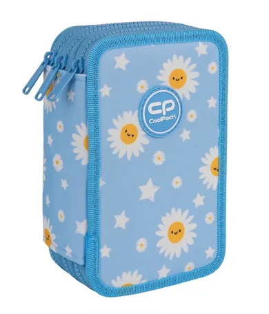 CoolPack, Jumper 3, penar cu 3 compartimente, cu rechizite scolare, Daisy Sun