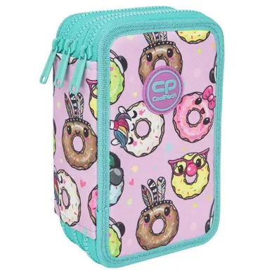 CoolPack, Jumper 3, penar triplu cu rechizite scolare, Happy Donuts