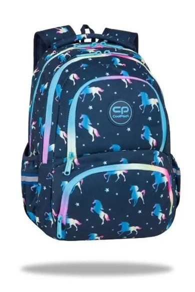 CoolPack, Spiner Termic, rucsac pentru scoala, cu 3 compartimente, Blue Unicorn