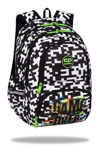 CoolPack, Spiner Termic, rucsac pentru scoala, cu 3 compartimente, Game Over