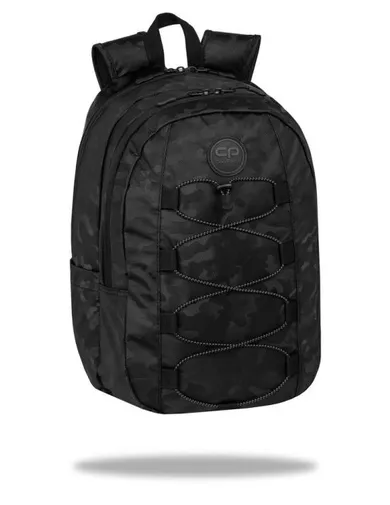 CoolPack, Trooper, rucsac pentru scoala, cu 2 compartimente, Black