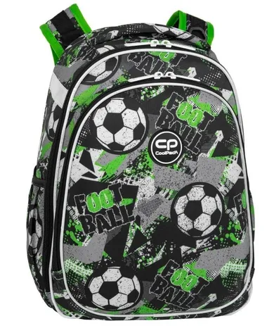 CoolPack, Turtle, rucsac pentru scoala, cu 2 compartimente, Football