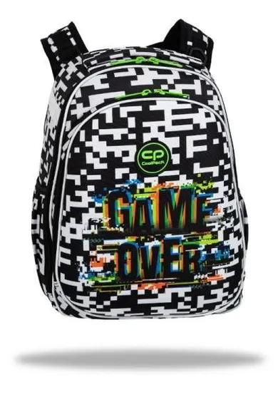 CoolPack, Turtle, rucsac pentru scoala, cu 2 compartimente, Game Over