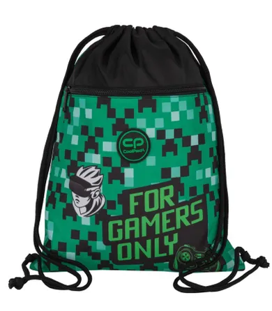 Coolpack, Vert, rucsac cu snur, 42-32 cm, Game Zone