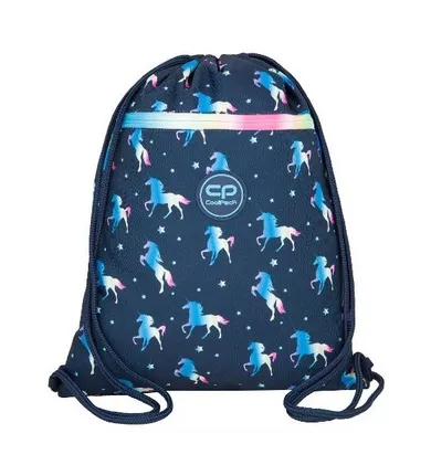 CoolPack, Vert, rucsac cu snur, Blue Unicorn