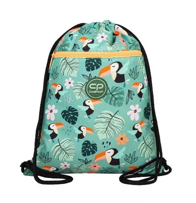 CoolPack, Vert, rucsac cu snur, Toucans