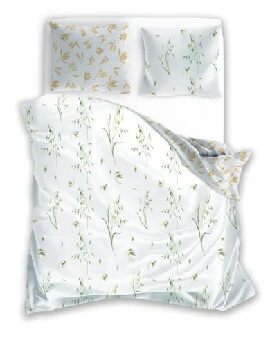 Cottage Home, Natural, set lenjerie de pat single, 140-200 cm