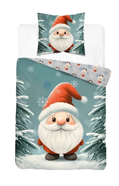 Craciun, set lenjerie de pat single, 160-200 cm