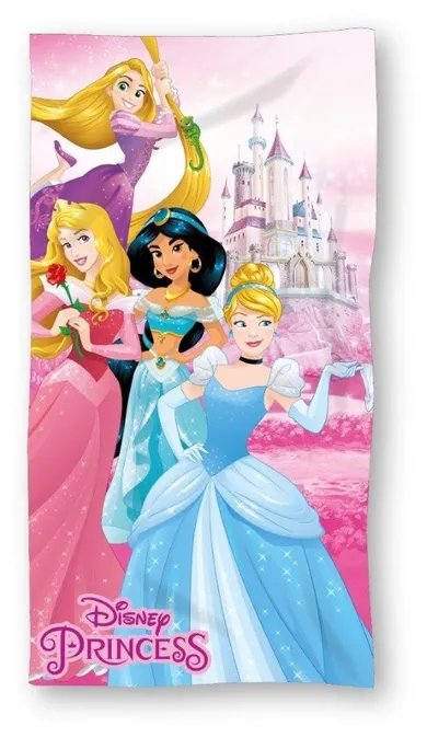 Disney Princess, prosop cu uscare rapida, mikrofibra, 70-140 cm