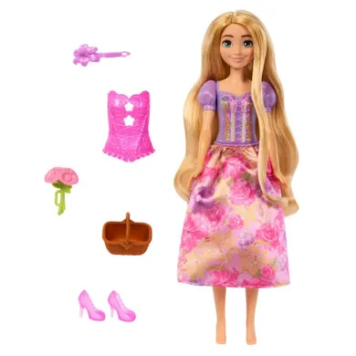 Disney Princess, Rapunzel, papusa, set cu surprize