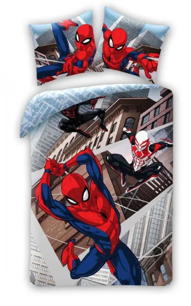 Disney, Spider-Man, set lenjerie de pat single, 140-200 cm