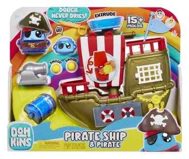 DohKins, Pirate Ship, set de joaca cu plastilina