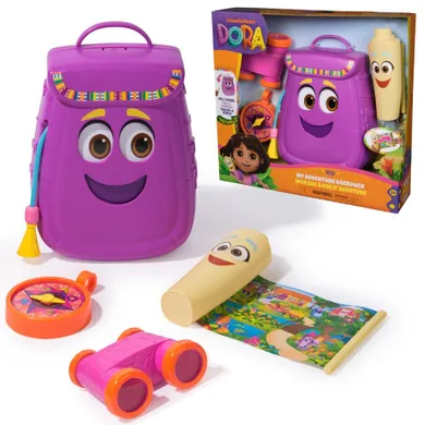 Dora, Rucsac de aventura, set de joaca cu accesorii