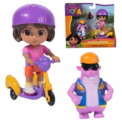 Dora, Zoom & Explore Adventure Pack, set de figurine