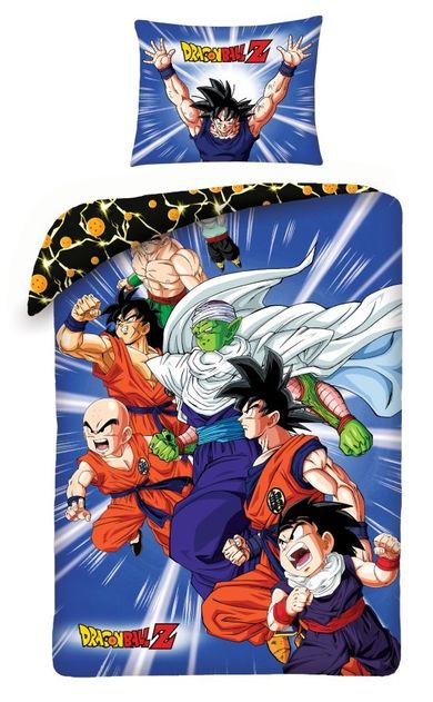 Dragon Ball, set lenjerie de pat single, 140-200 cm + 70-90 cm