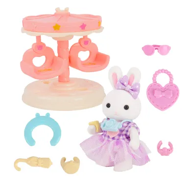 Dreamy, carusel cu iepuras, set cu figurina