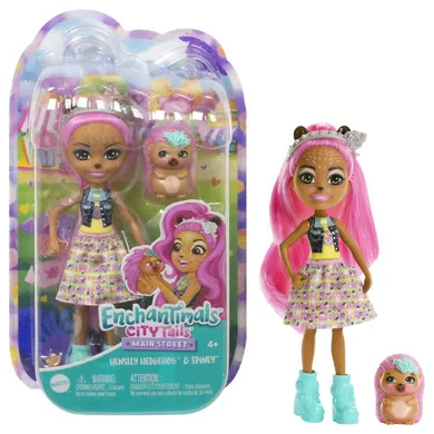 Enchantimals, Hensley Hedgehog, set cu papusa si figurina