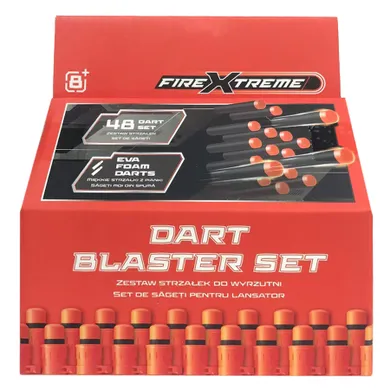 Fire Xtreme, Dart Blaster Set, proiectile pentru lansator din spuma, set 48 buc.