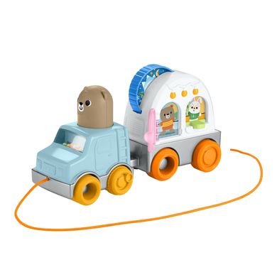 Fisher-Price, Friendship Forest, Pull-along Camper, jucarie pentru bebelusi