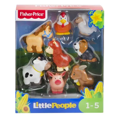 Fisher-Price, Little People, Animale de ferma, set cu 8 figurine