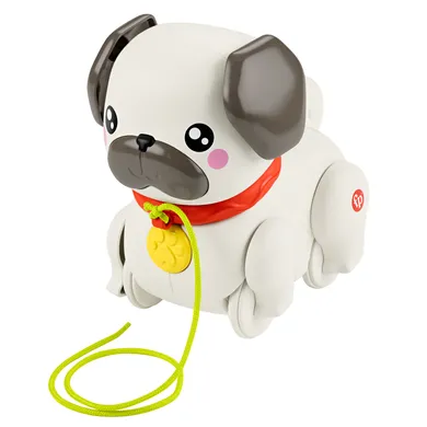 Fisher-Price, Pets, Walk-The-Pup Pug, jucarie trage