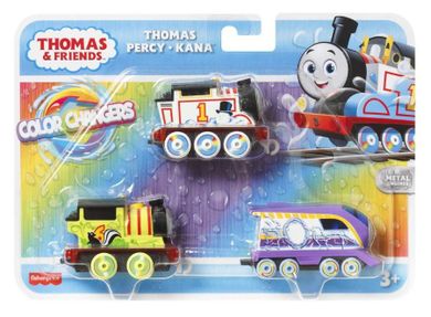 Fisher-Price, Thomas & Friends, locomotive schimbatoare de culoare, 3 buc.