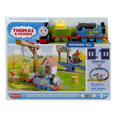 Fisher-Price, Thomas & Friends, Paint Delivery Set, set de joaca cu locomotiva