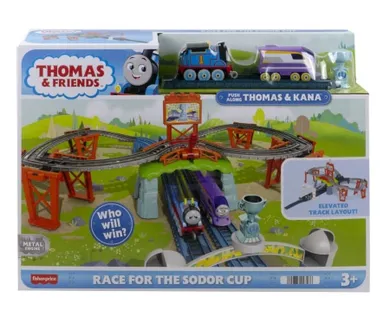 Fisher-Price, Thomas & Friends, Race for the Sodor Cup, set de joaca cu locomotiva