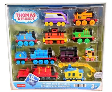 Fisher-Price, Thomas & Friends, The Track Team Engine Pack, set de 10 locomotive