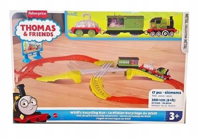 Fisher-Price, Thomas & Friends, Whiff's Recycling Run, set de joaca cu locomotiva