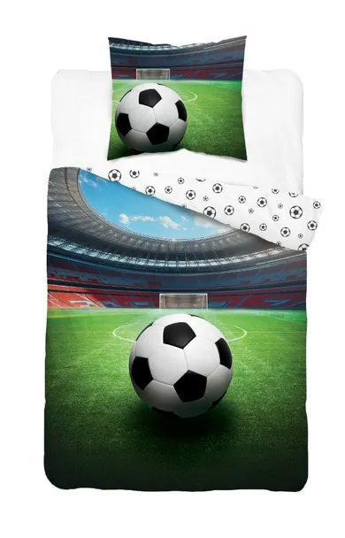Fotbal, set lenjerie de pat single, 160-200 cm