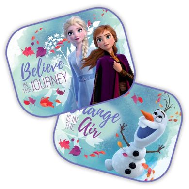 Frozen 2, paravan de soare pentru parbriz, 44-35 cm, 2 buc.