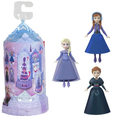 Frozen, Ice Castle Spin Surprise, papusa surpriza, 1 buc.
