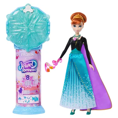 Frozen, Jewel Reveal, papusa Anna cu accesorii