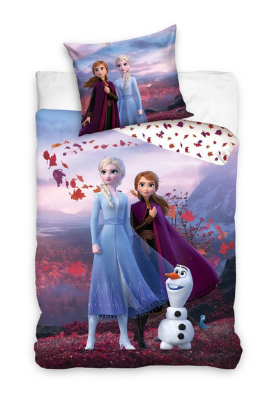 Frozen, set lenjerie de pat single, 140-200 cm