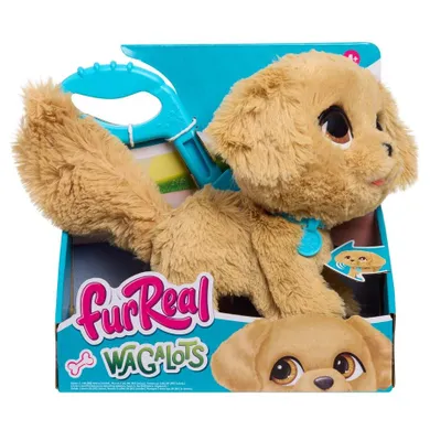 FurReal Friends, Walkalots, Golden Retriever care merge in lesa, jucarie interactiva