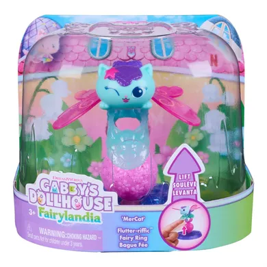 Gabby's Dollhouse, Fairylandia, inel magic cu figurina mobila, Mer-Cat