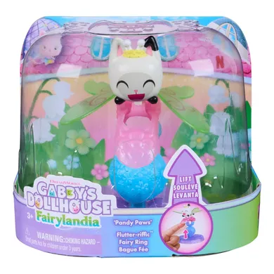 Gabby's Dollhouse, Fairylandia, inel magic cu figurina mobila, Pandy Paws