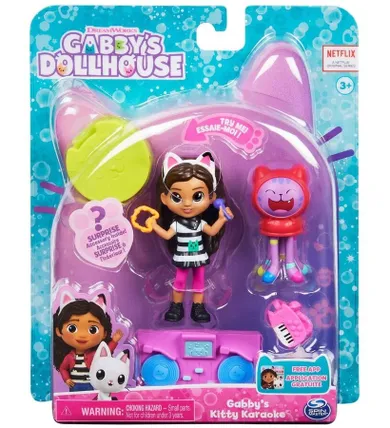 Gabby's Dollhouse, Gabby'S Kitty Karaoke, set cu figurina si accesorii