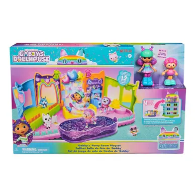 Gabby's Dollhouse, Party Room, set de joaca cu figurine