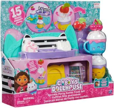 Gabby's Dollhouse, Sprinkle Party Sweet Treat Set, set de joaca