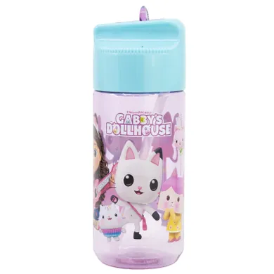 Gabby's Dollhouse, sticla de apa din plastic, ecozen, 430 ml