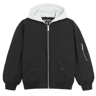 Geaca de tranzitie bomber cu gluga detasabila unisex NOWEAR