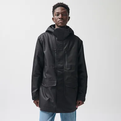 Geaca de tranzitie impermeabila cu gluga si croiala oversize unisex NOWEAR